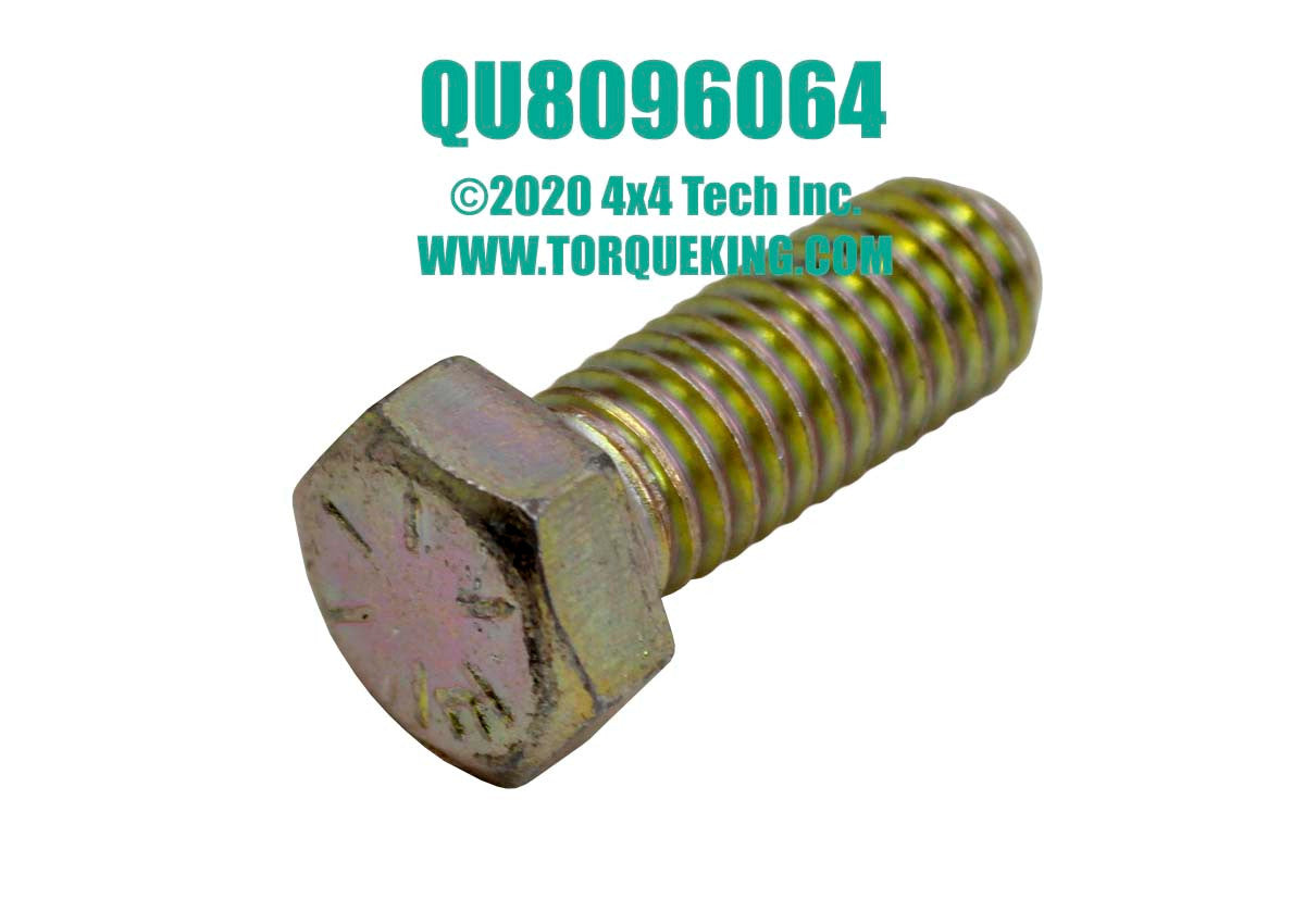 QU8096064 3/8-16 x 1 UNC Grade 8 Coarse Thread Hex Head Bolt Torque King 4x4