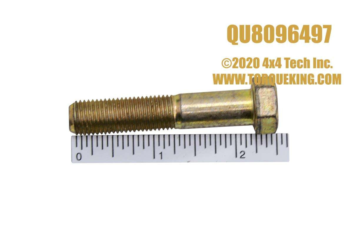 QU8096497 7/16-20 x 2 1/4 UNF Grade 8 Fine Thread Hex Head Bolt Torque King 4x4