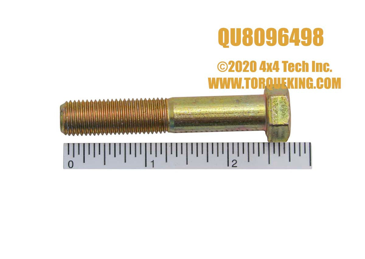 QU8096498 7/16-20 x 2 1/2 UNF Grade 8 Fine Thread Hex Head Bolt Torque King 4x4