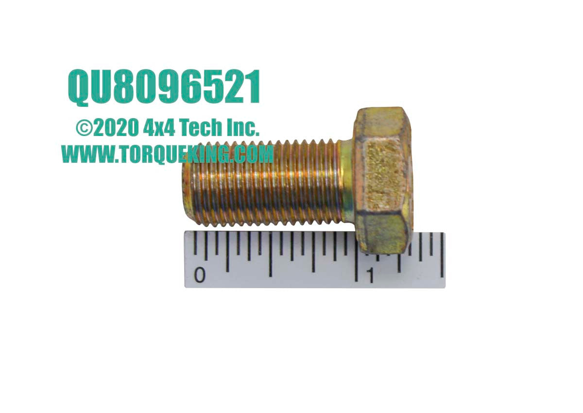 QU8096521 1/2-20 x 1 UNF Grade 8 Fine Thread Hex Head Bolt Torque King 4x4