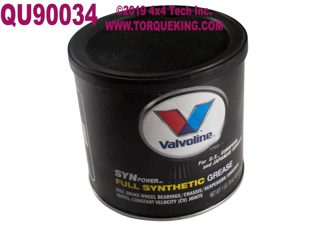 QU90034 Valvoline SynPower Full Synthetic Grease Torque King 4x4