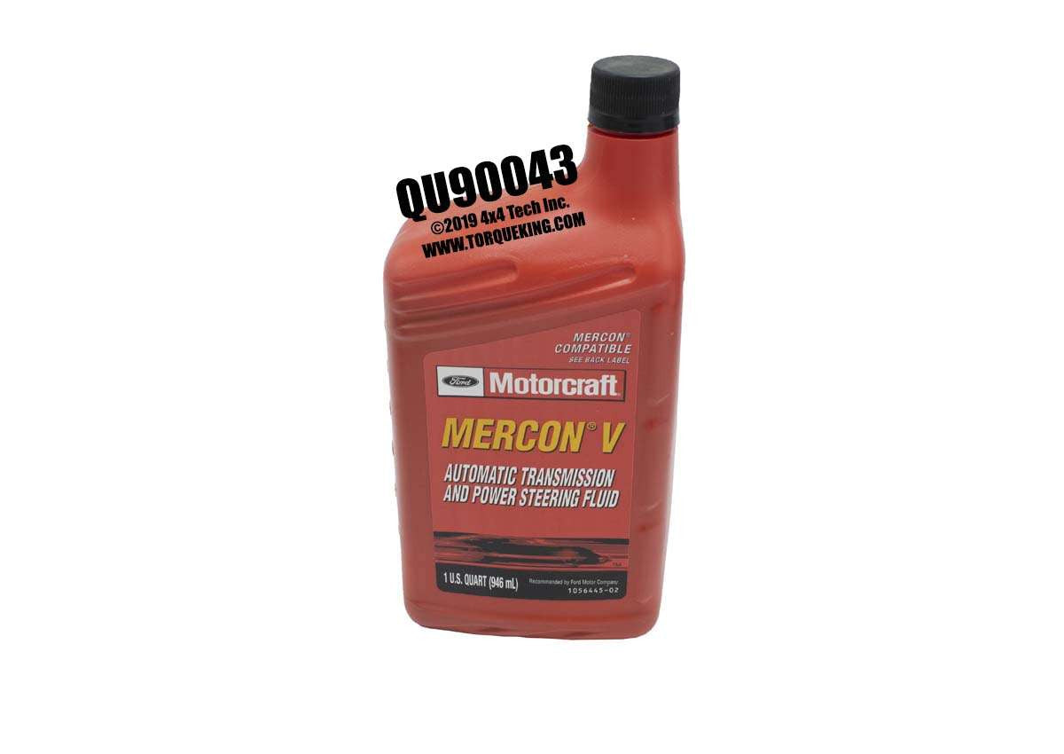 QU90043 Motorcraft Mercon V Automatic Transmission Fluid Torque King 4x4
