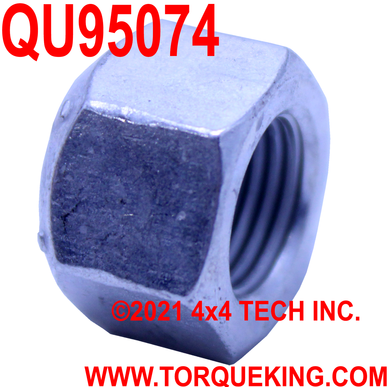 QU95074 1/2" Fine Thread Class C Hardened Hi-Profile All-Metal Locknut Torque King 4x4