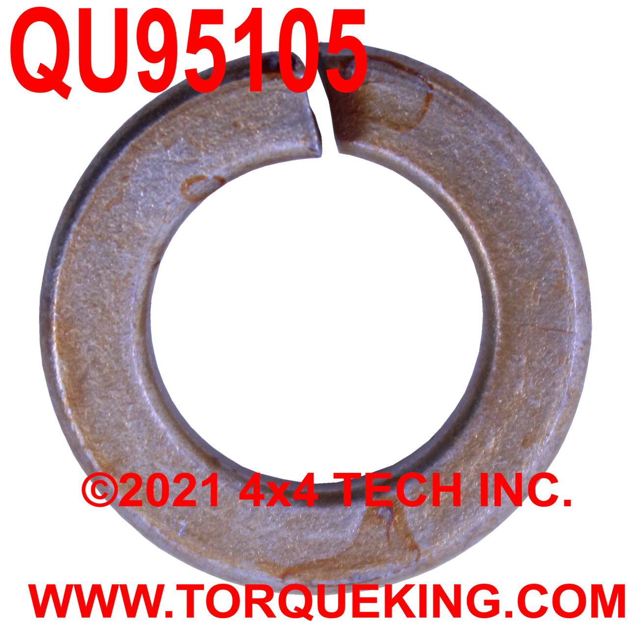 QU95105 9/16" USA Made Grade 8 Zinc Plated Split Lockwasher Torque King 4x4