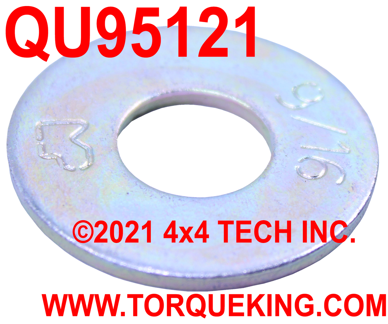 QU95121 9/16" USS FLAT WASHER Torque King 4x4