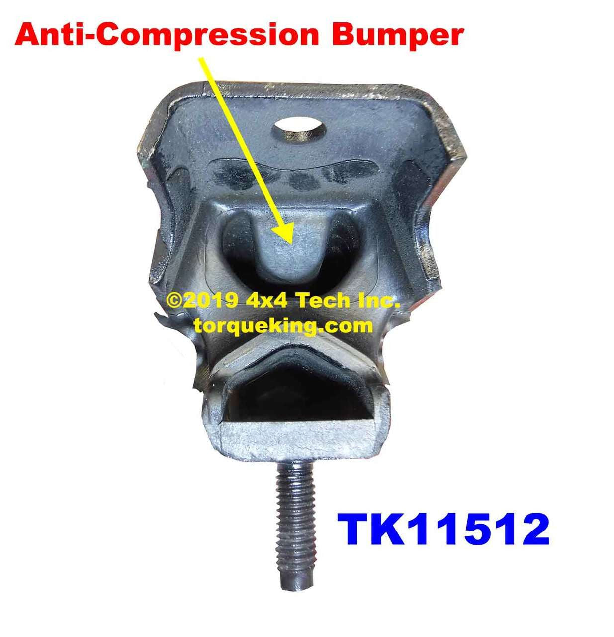 TK11512 1994-2002 Ram Heavy-Duty 4x4 Manual Transmission Mount Torque King 4x4