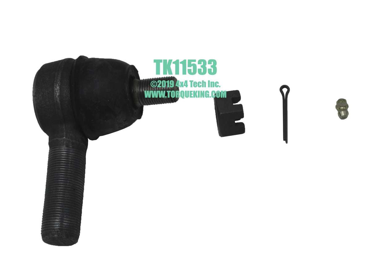 TK11533 Left Tie Rod End for 1976-1993 Dodge Dana 60 Front Axles Torque King 4x4