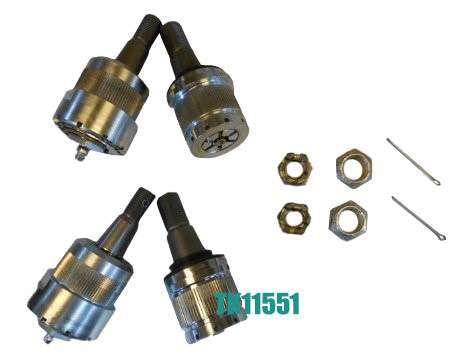 TK11551 Dynatrac Oversized Knurl Ball Joint Kit for 03-13.5 Ram AAM 925 Torque King 4x4