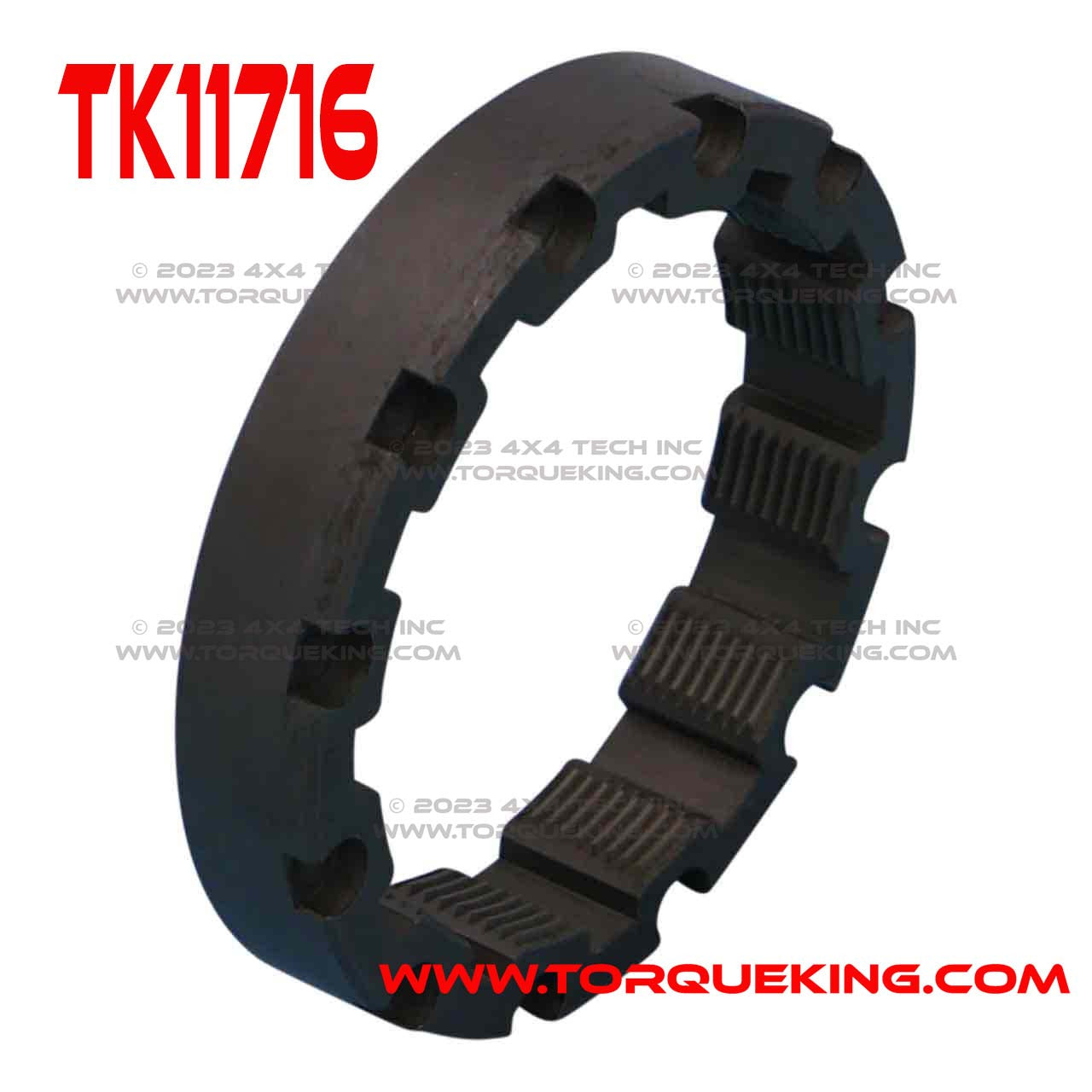 TK11716 Rear Spindle Hub Nut with 2-1/2" Spindle Threads for 2019-up Ram Torque King 4x4
