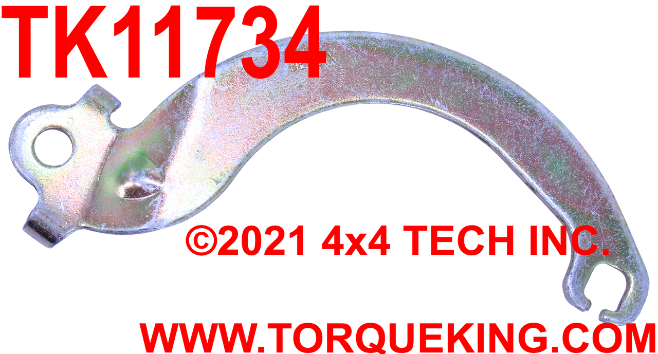 TK11734 Left Parking Brake Lever for Dodge Bendix 12" Rear Brakes to 1993 Torque King 4x4