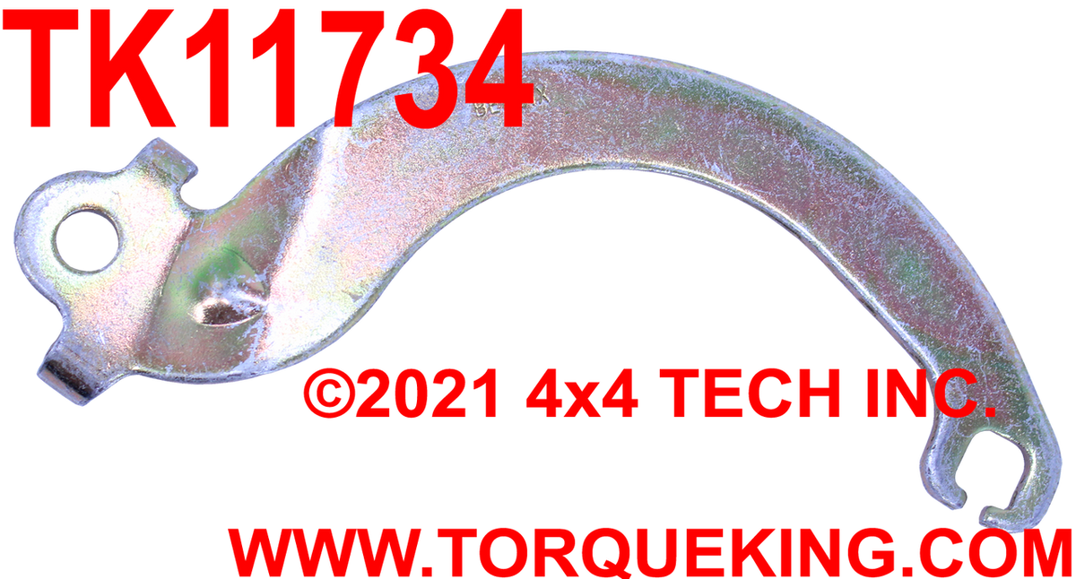 TK11734 Left Parking Brake Lever for Dodge Bendix 12" Rear Brakes to 1993 Torque King 4x4