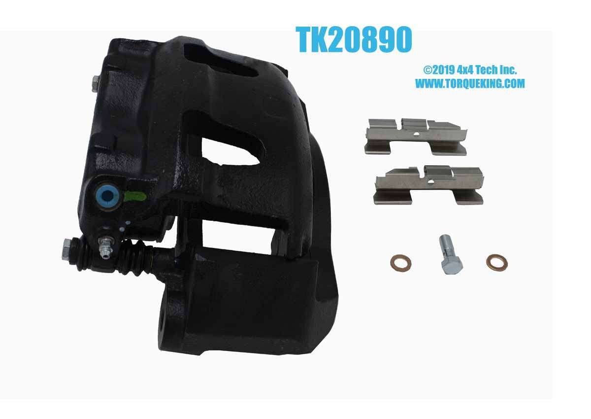 TK20895 Semi-Loaded Left Front Brake Caliper 1995-1997 Ford F250, F350 Torque King 4x4