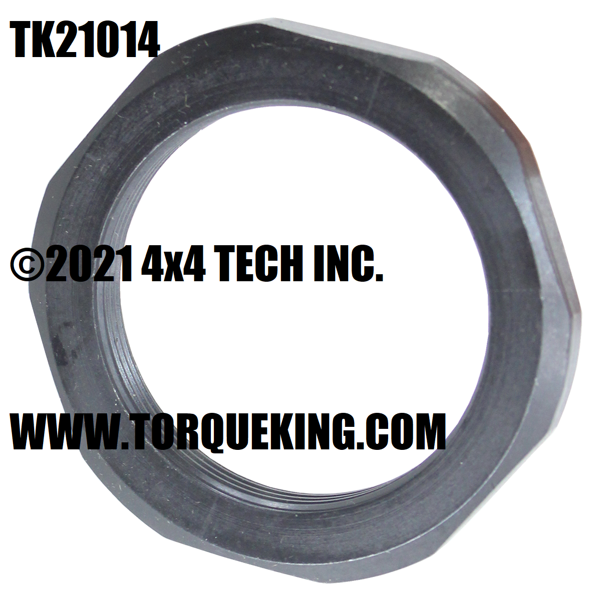 TK21014 2-3/8" Rounded Hex Rear Spindle Nut replaces Ford 61-4252 Torque King 4x4
