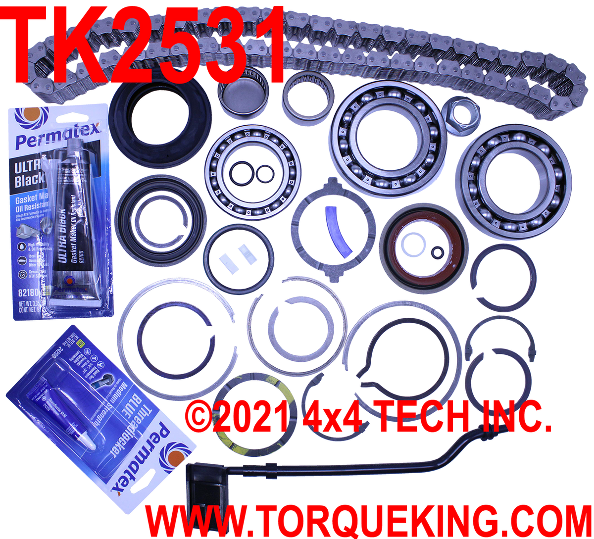 TK2531 NV273F Transfer Case Master Overhaul Kit 2011-2016 w/Slip Yoke Torque King 4x4