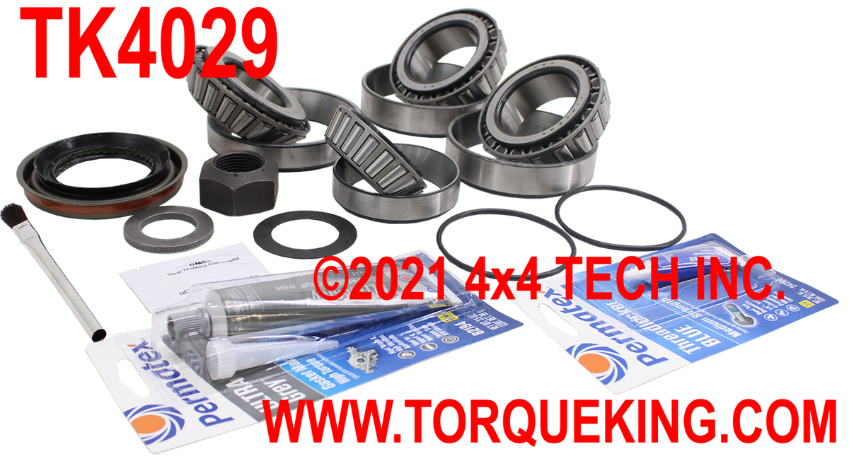 TK4029 Rear Dana 80 Diff Bearing and Seal Kit for 2001-2010 F350, F450 DRW Torque King 4x4