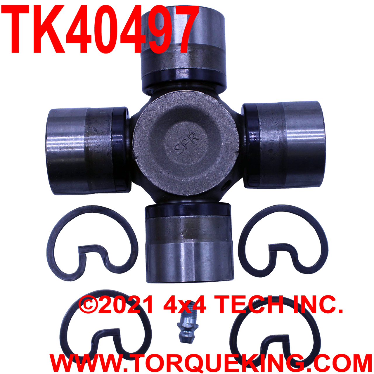 TK40497 Large Greaseable Rear Driveshaft U-Joint Torque King 4x4