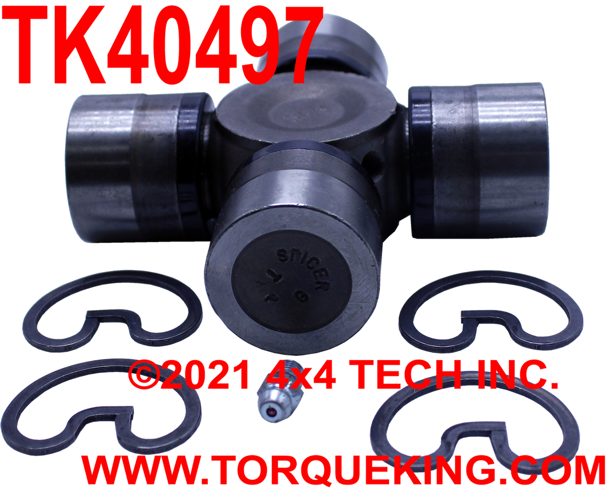 TK40497 Large Greaseable Rear Driveshaft U-Joint Torque King 4x4