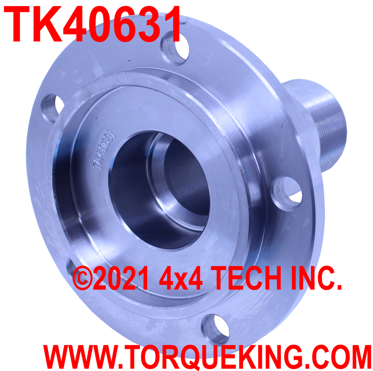 TK40631 Front Bare Spindle for 1990-1997 Ford Dana 35IFS non-ABS Axles Torque King 4x4