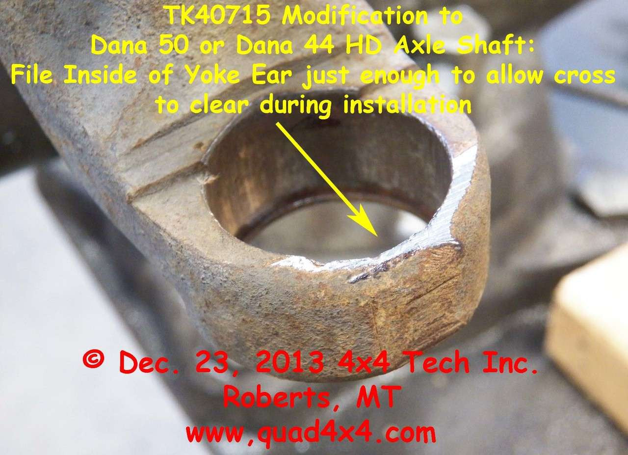 TK40719 Premium 1350 Series U-Joint with Cold-Forged Cross Torque King 4x4