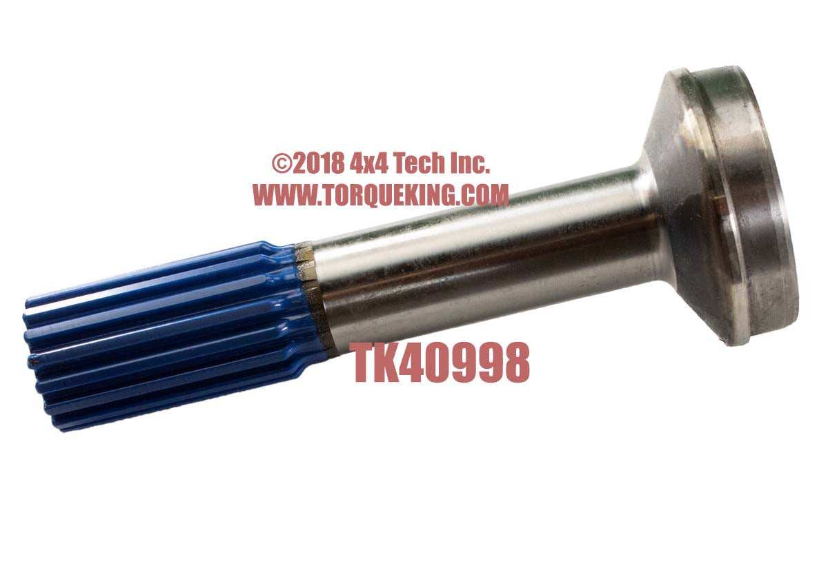 TK40998 16 Spline x 1-1/2" x 7-1/4" Long Slip Stub for 3" x 0.083" Driveshafts Torque King 4x4