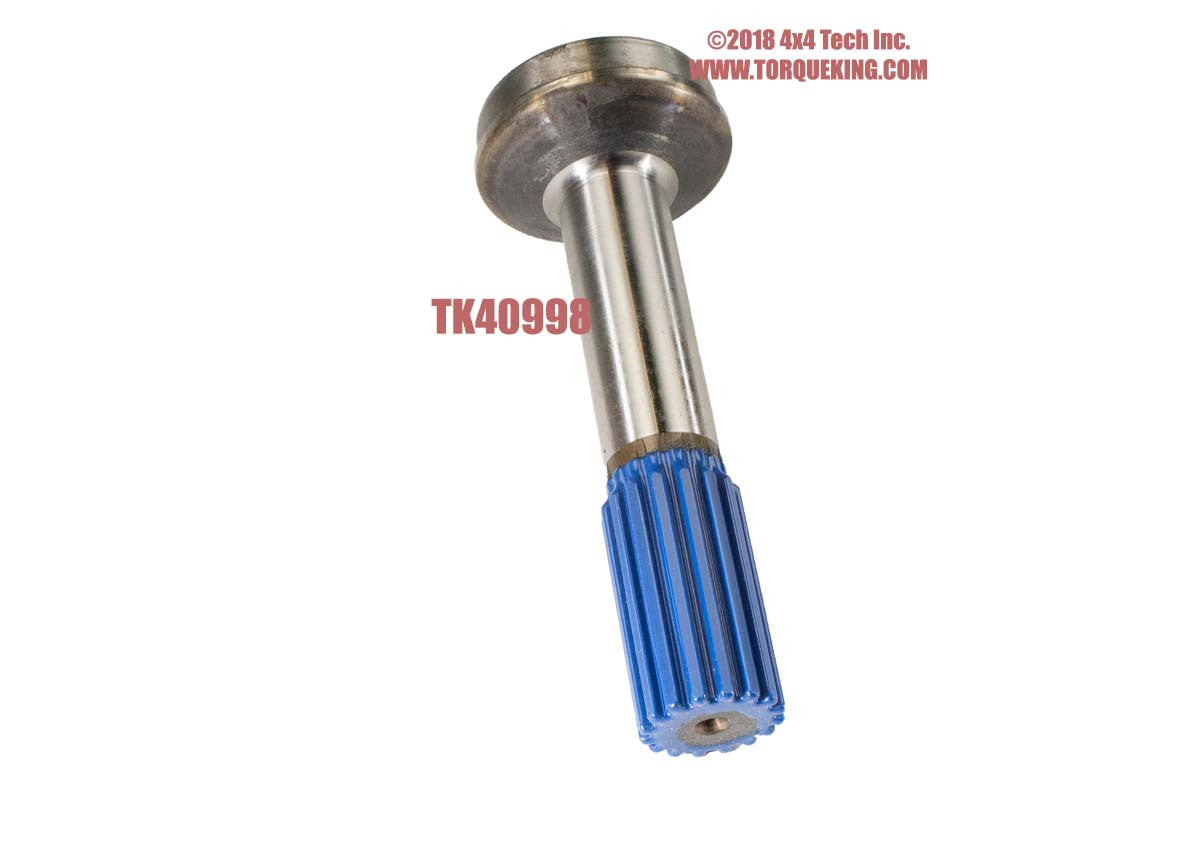 TK40998 16 Spline x 1-1/2" x 7-1/4" Long Slip Stub for 3" x 0.083" Driveshafts Torque King 4x4