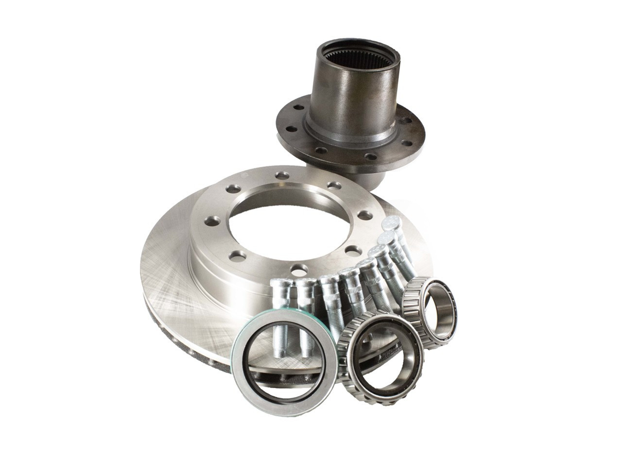 TK4215 4x4 Front Hub and Rotor Kit 1980-1994 Ford F250, SRW F350 Torque King 4x4