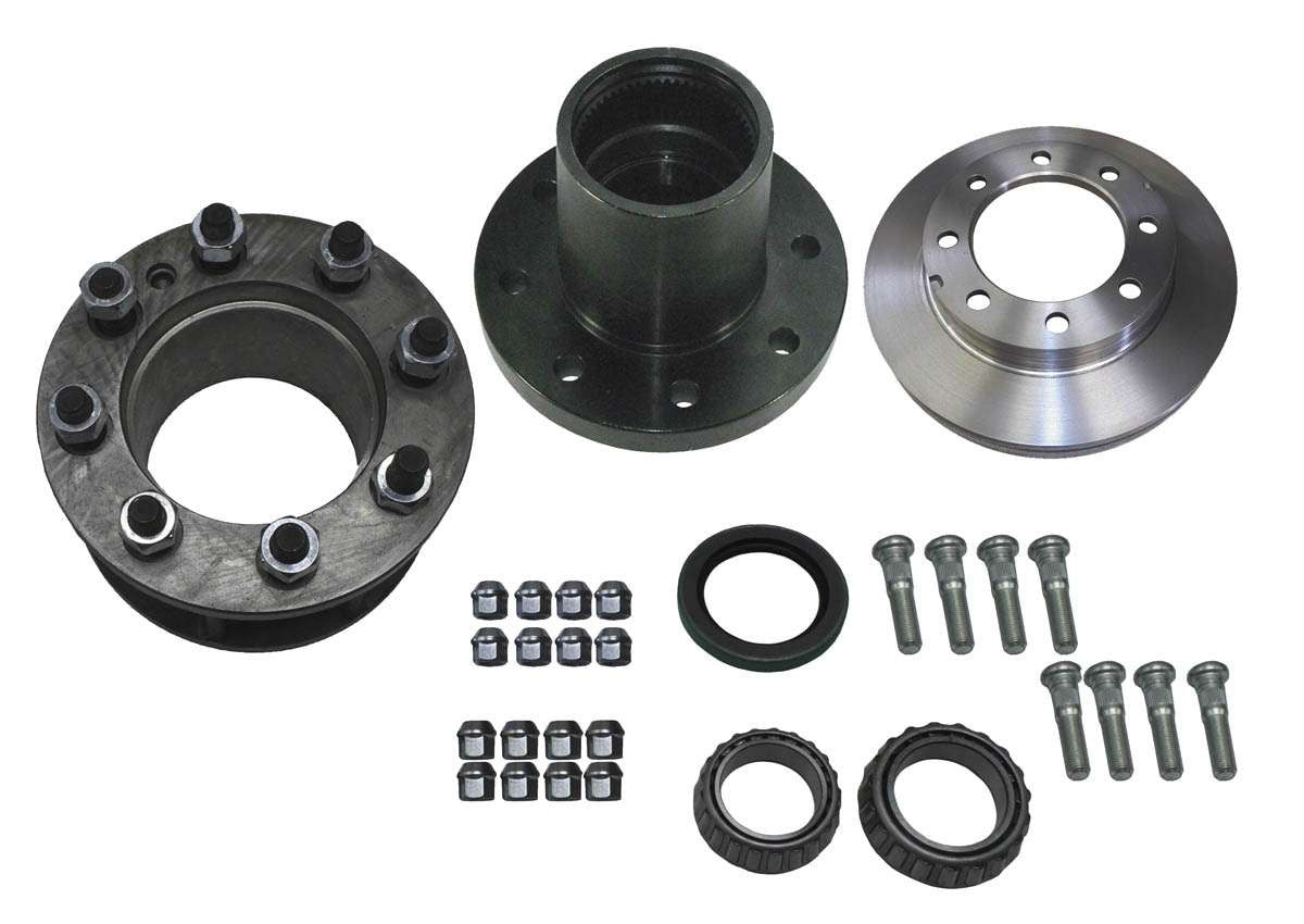 TK4205 DRW Front Hub and Rotor Kit for 1975-1993 Dodge Dana 60/61 Torque King 4x4