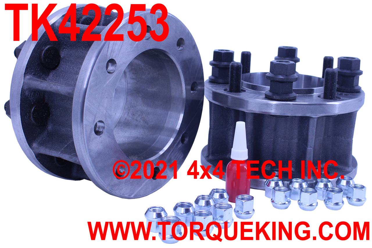 TK42253 SRW to DRW Front Adapter Set for 1999-2004 Ford Super Duty Torque King 4x4