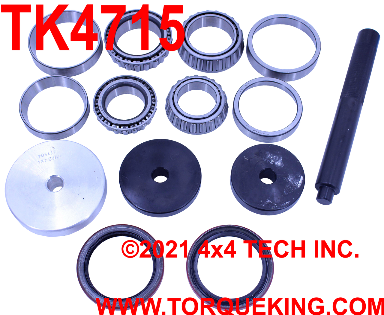 TK4715 Torque King® Master Wheel Bearing Parts and Tools Kit Torque King 4x4