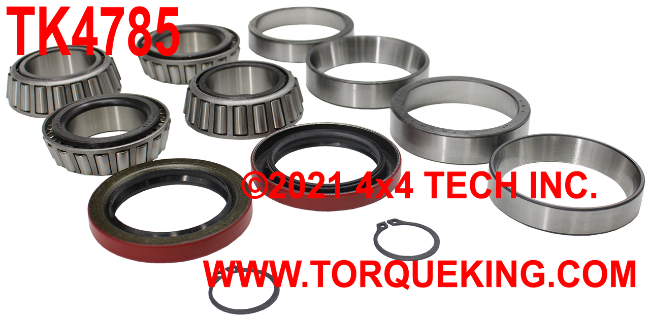 TK4785 Roxor Front Wheel Bearing and Seal Kit Torque King 4x4