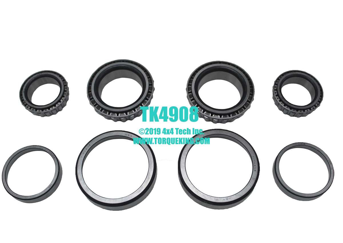 TK4908 Timken Rear Wheel Bearing Only Kit for Ford 10-1/4" Rear Axles Torque King 4x4
