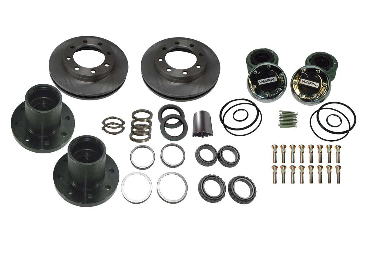 TK4996 Front Hub Upgrade Kit 1975-1989 Dodge W250, W350 Dana 60 Axle Torque King 4x4