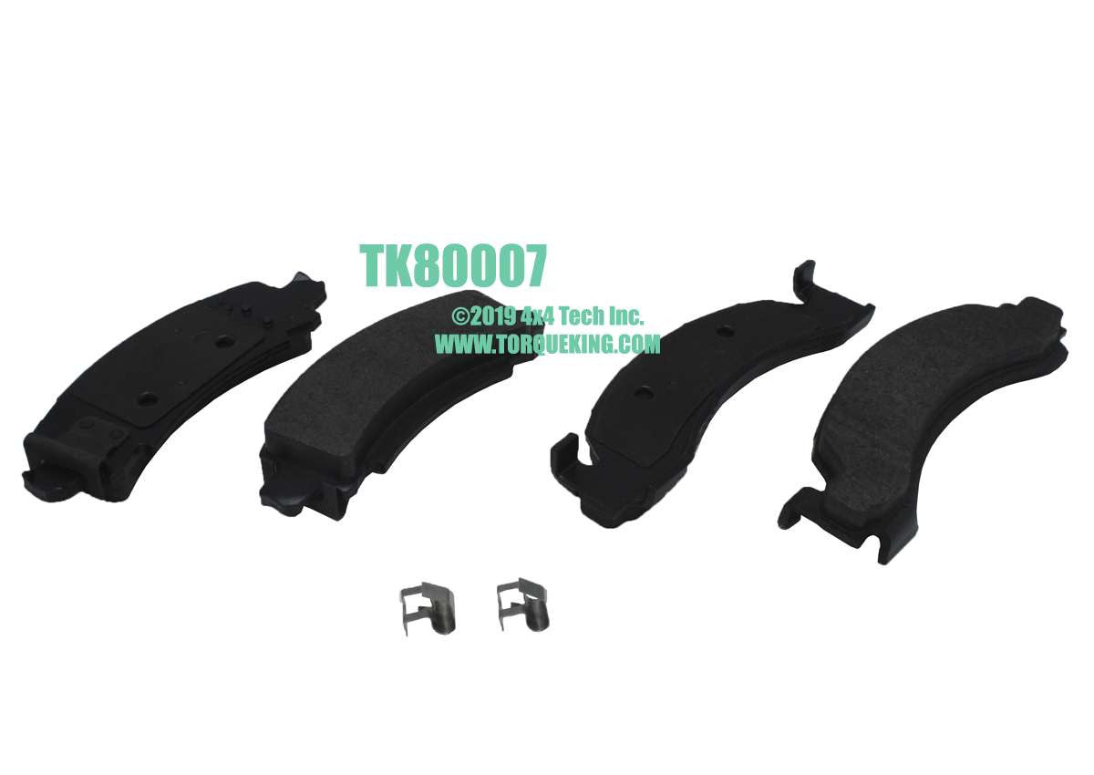 TK80007 Premium Front Disc Brake Pads Dodge & GM Dana 60 Torque King 4x4