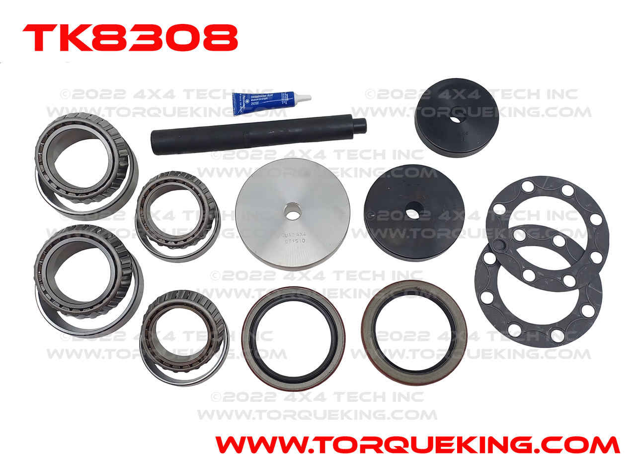 TK8308 Master SRW Wheel Bearing & Tool Kit 1994-2002 Ram 2500, 3500 Torque King 4x4