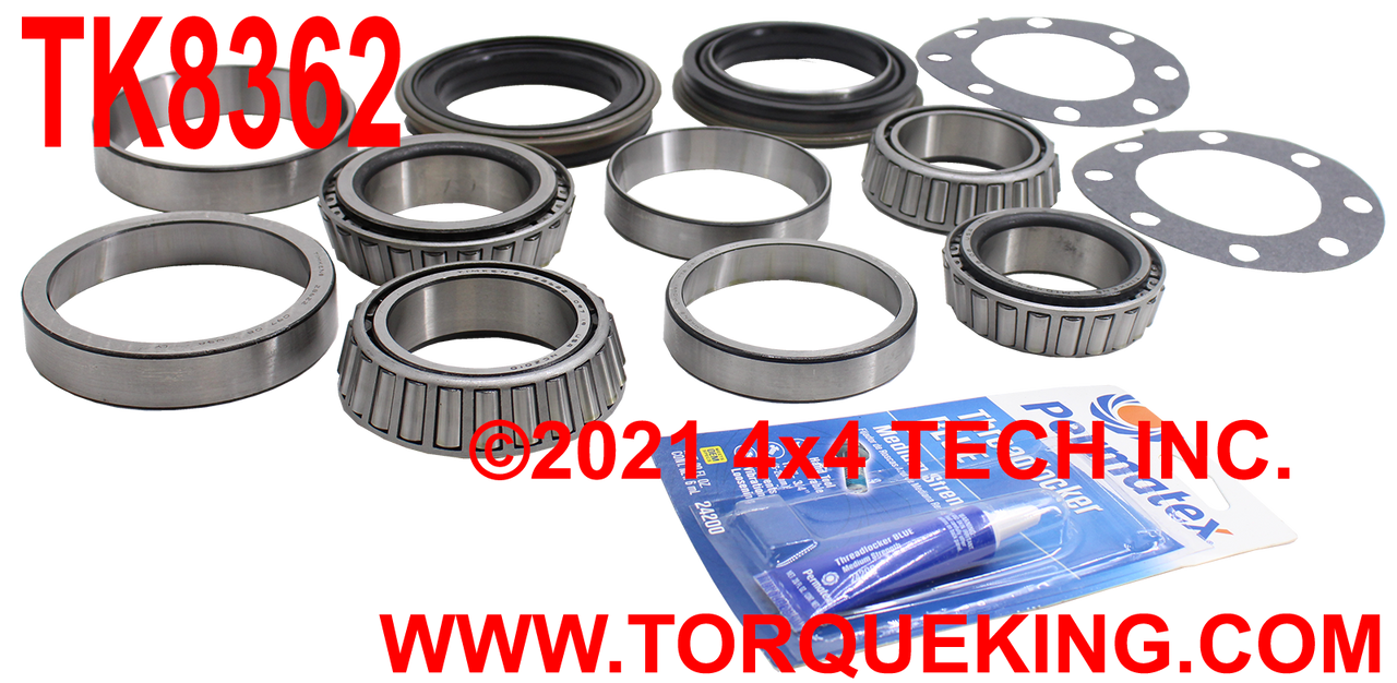 TK8362 2003-2018 Rear Wheel Bearing and Seal Kit for Ram SRW Torque King 4x4