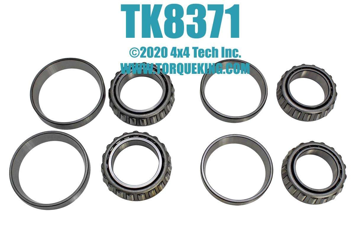 TK8371 Torque King® Rear Wheel Bearing Only Kit for GM HO52 & HO72 Axles Torque King 4x4