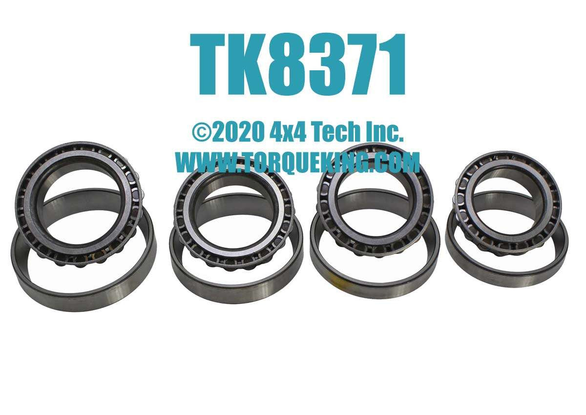 TK8371 Torque King® Rear Wheel Bearing Only Kit for GM HO52 & HO72 Axles Torque King 4x4