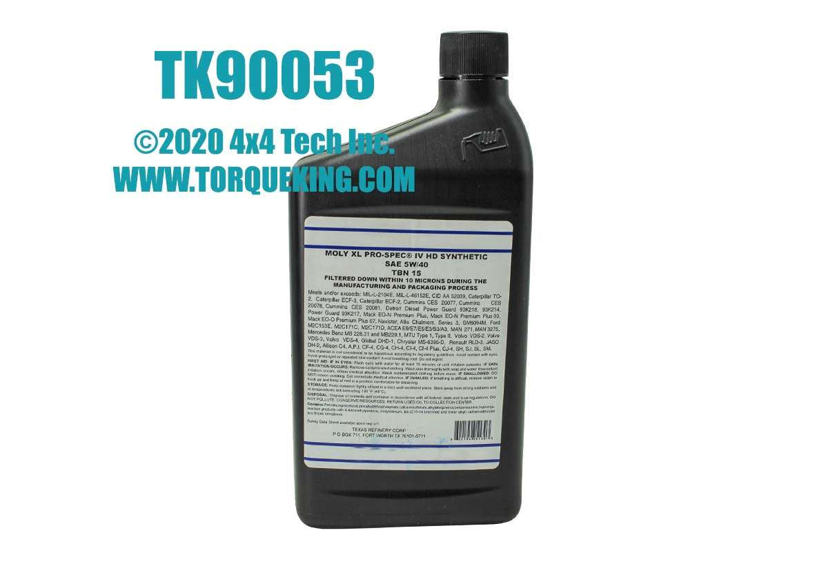 TK90053 Moly IV 5W40 Torque King 4x4