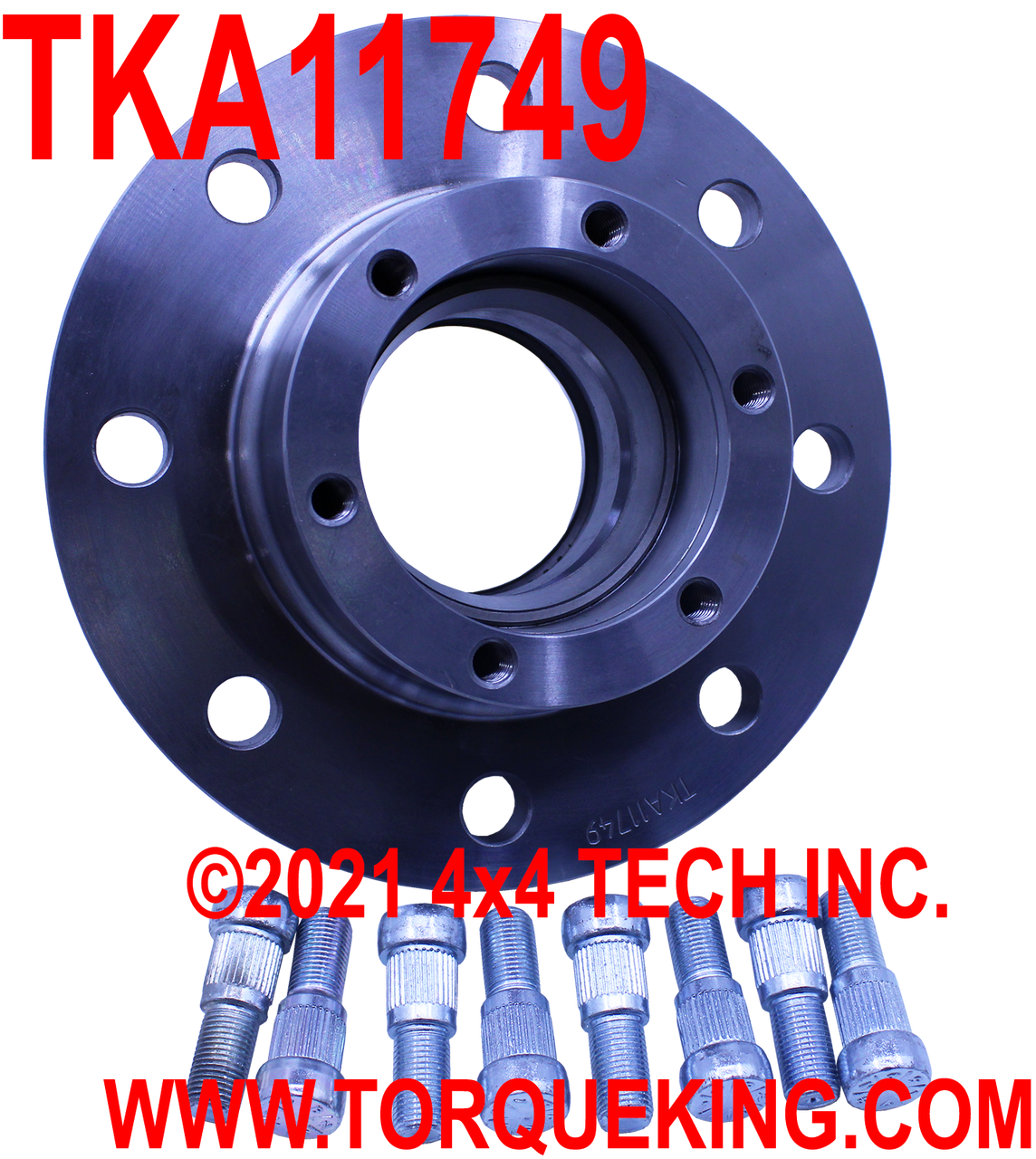 TKA11749 New Front Wheel Hub Assembly for 1969-1974 Dodge W200 4x4s Torque King 4x4
