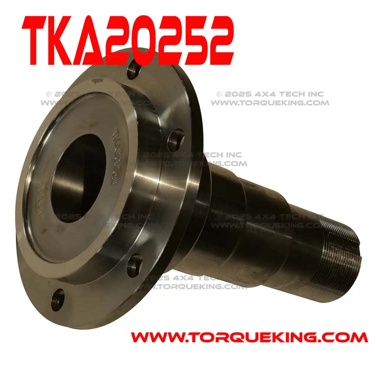 TKA20252 3/4 ton 4x4 Front Spindle for GM Dana 44, Ford Dana 44HD, 60 Torque King 4x4