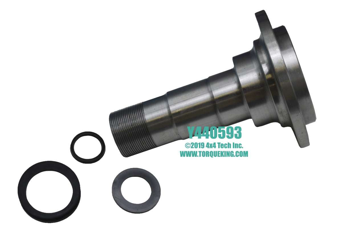 Y440593 Replacement 1971-1977.5 Dana 44 Bolt Front Spindle Kit for GM Torque King 4x4