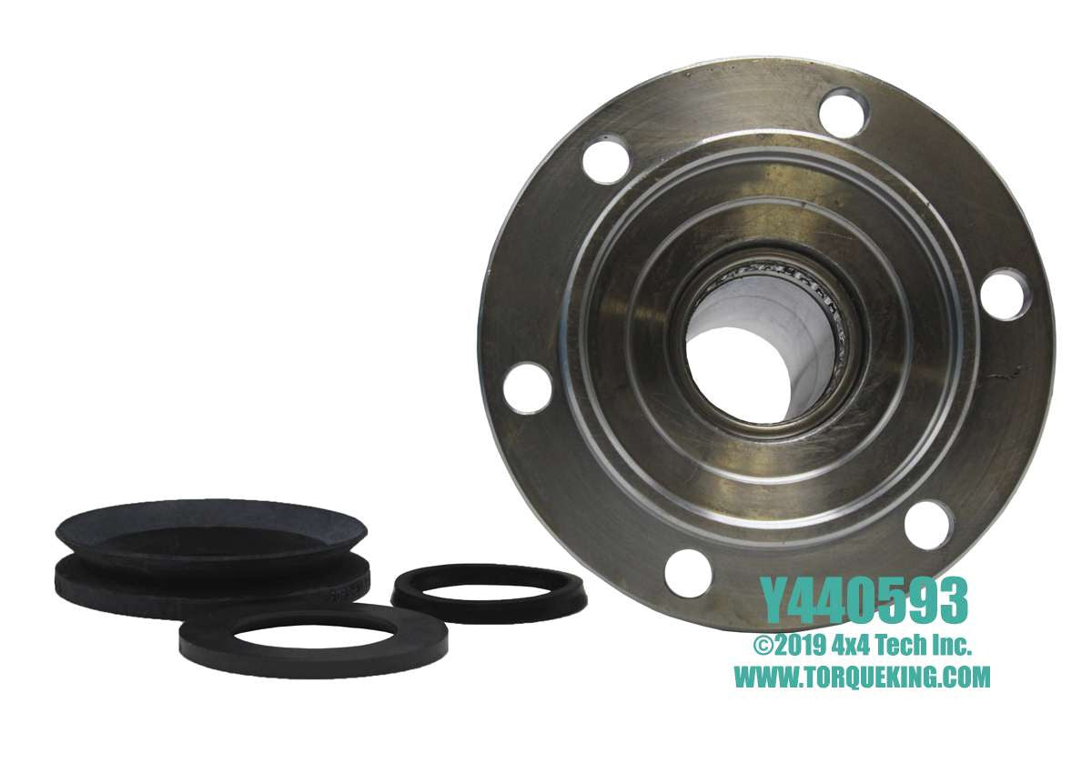 Y440593 Replacement 1971-1977.5 Dana 44 Bolt Front Spindle Kit for GM Torque King 4x4
