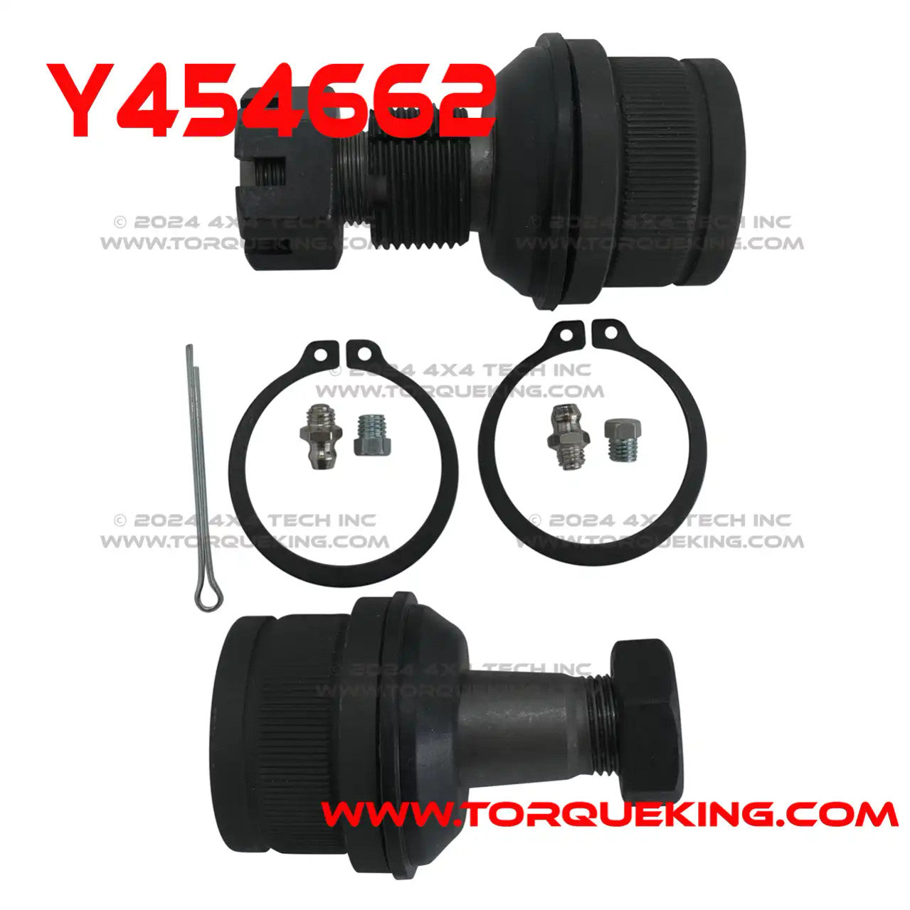 Y454662 Yukon HD Ball Joints for One Side for Dana 30, Dana 44, GM 10 Bolt Torque King 4x4