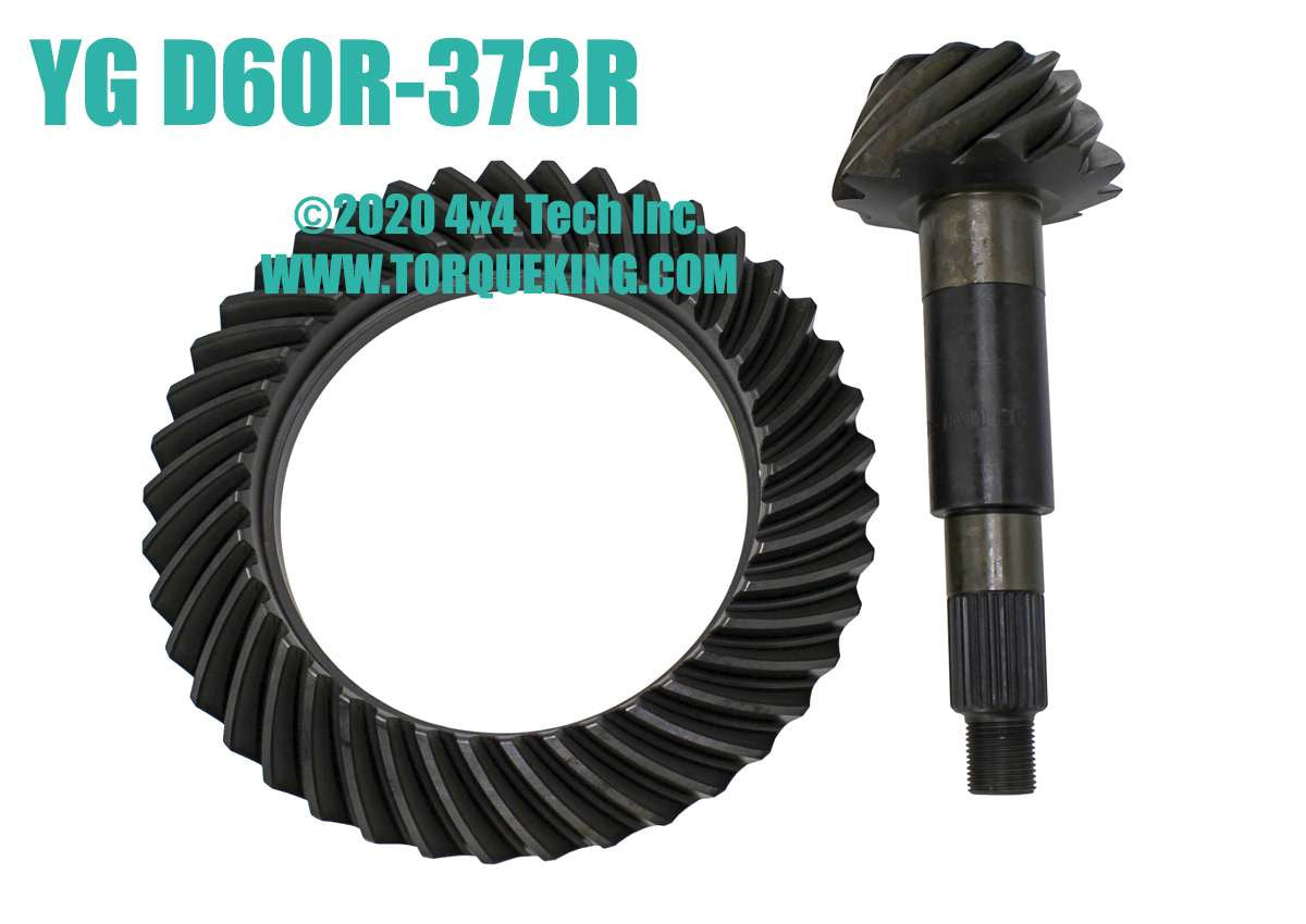 YG D60R-373R Dana 60 3.73 Ratio Yukon Ring & Pinion Gear Set Torque King 4x4