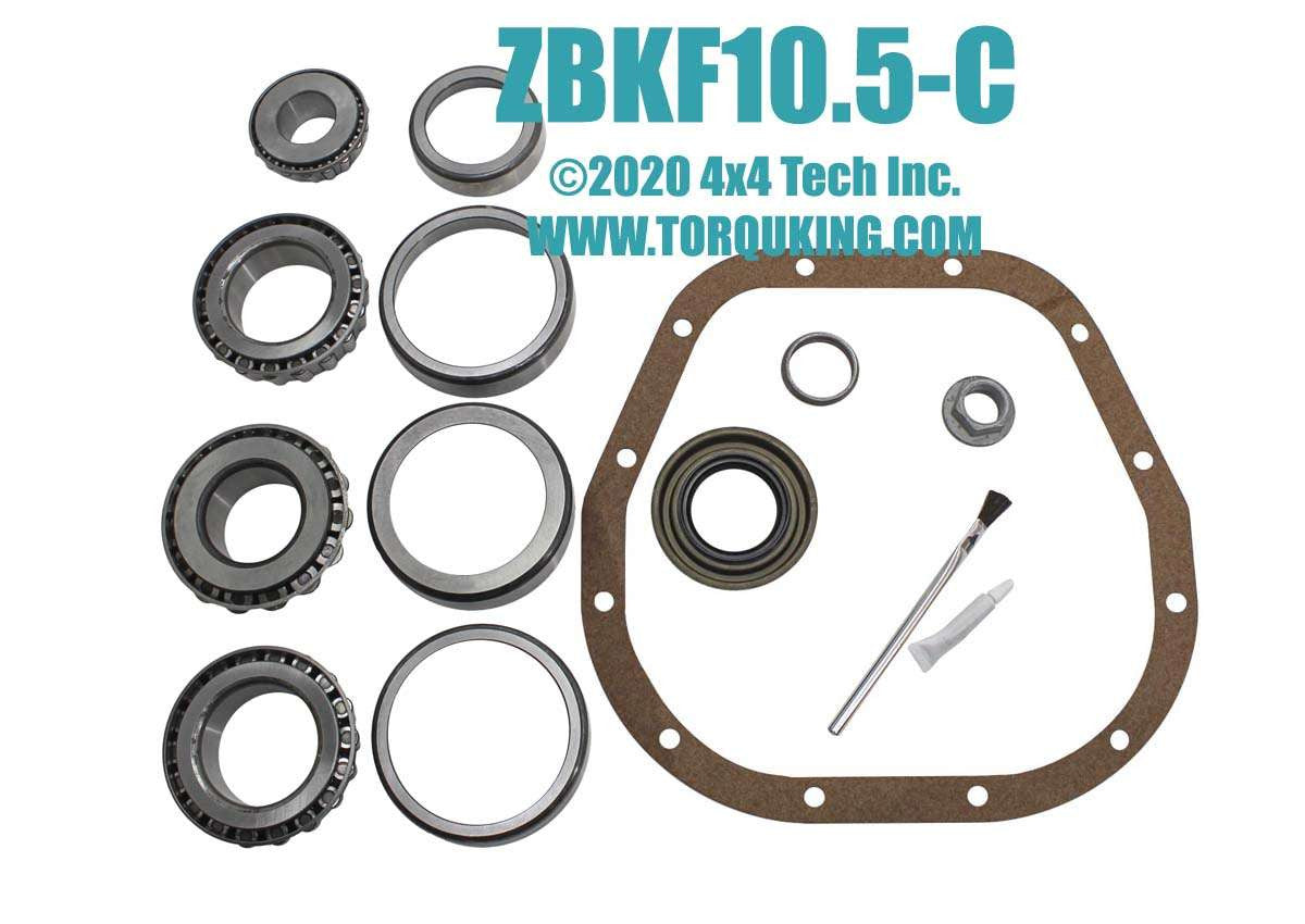 ZBKF10.5-C USA Standard Bearing Kit for 08-10 Ford 10.5" with OEM R&P Torque King 4x4