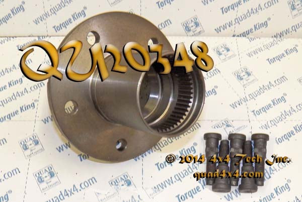 QU20348 1976-1992 F150, Bronco Splined Front Disc Brake Wheel Hub