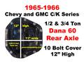 1965-1966 Chevy & GMC Dana 60 Rear Axle