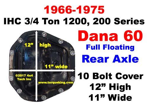 IHC Rear Axle ID