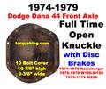 1974-1979 Dodge Live Spindle Dana 44 Front Axle