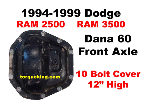 1994-1999 Ram 2500, 3500 Dana 60 Front Axle